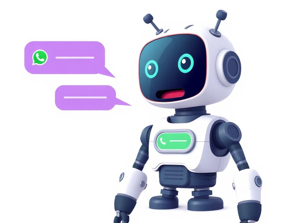 WhatsApp auto-reply automation illustration